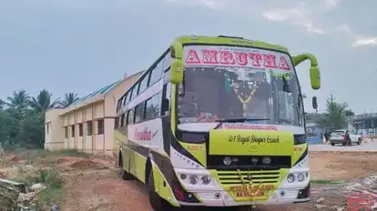 Amrutha Travels Bus-Front Image