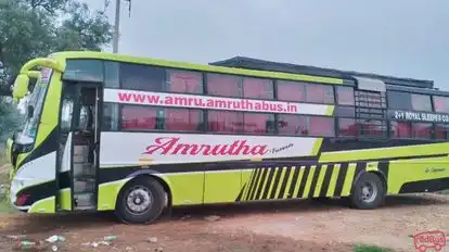 Amrutha Travels Bus-Side Image