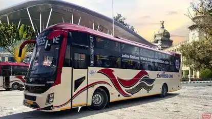 Express Line Bus-Front Image
