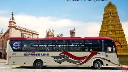 Express Line Bus-Front Image