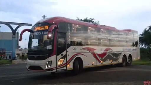 Express Line Bus-Front Image