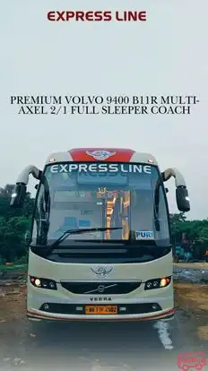 Express Line Bus-Front Image