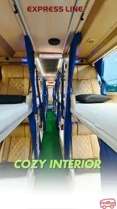 Express Line Bus-Seats layout Image