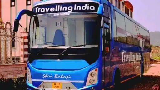TRAVELLING INDIA  Bus-Front Image