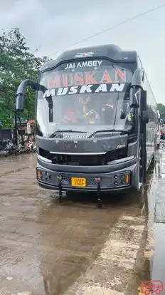 Muskan Travels Bus-Front Image