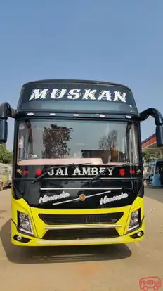 Muskan Travels Bus-Front Image