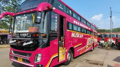 Muskan Travels Bus-Side Image