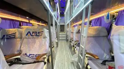 Purple Wings Coaches Bus-Seats layout Image