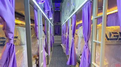 Purple Wings Coaches Bus-Seats layout Image