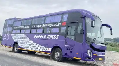 Purple Wings Coaches Bus-Side Image