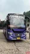 Purple Wings Coaches Bus-Front Image