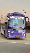 Purple Wings Coaches Bus-Front Image