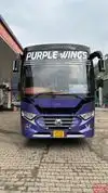 Purple Wings Coaches Bus-Front Image