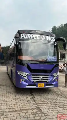 Purple Wings Coaches Bus-Front Image