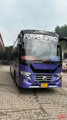 Purple Wings Coaches Bus-Front Image