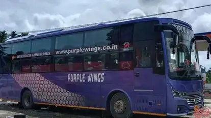 Purple Wings Coaches Bus-Side Image