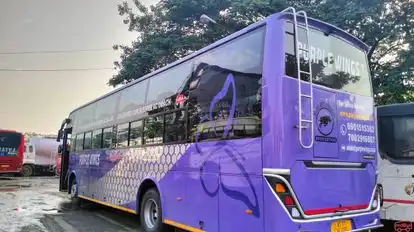 Purple Wings Coaches Bus-Side Image
