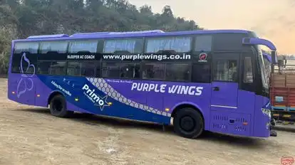 Purple Wings Coaches Bus-Side Image
