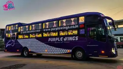 Purple Wings Coaches Bus-Side Image