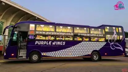 Purple Wings Coaches Bus-Side Image