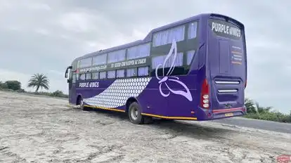 Purple Wings Coaches Bus-Side Image
