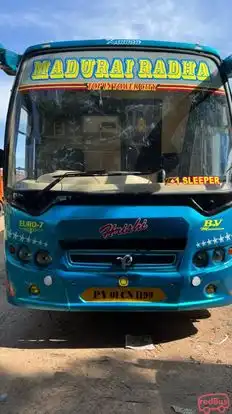 Madurai Radha Travels Bus-Front Image