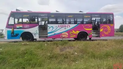 Ashwin Ravi Travels Bus-Side Image