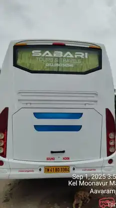 Yogasri Travels Bus-Seats layout Image