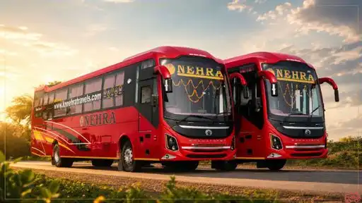 KN Nehra Travels Bus-Front Image