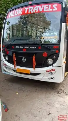Alok Travels Bus-Front Image