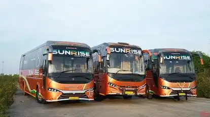 Sunrise Tours and Travels Bus-Front Image