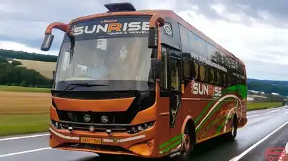 Sunrise Tours and Travels Bus-Front Image