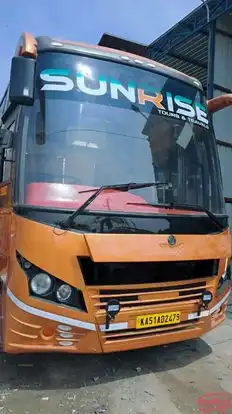 Sunrise Tours and Travels Bus-Front Image