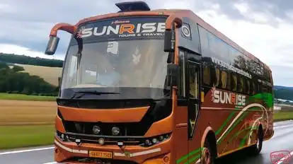 Sunrise Tours and Travels Bus-Front Image
