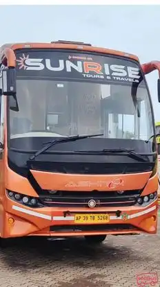 Sunrise Tours and Travels Bus-Front Image