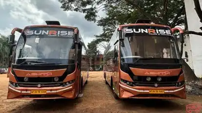 Sunrise Tours and Travels Bus-Front Image