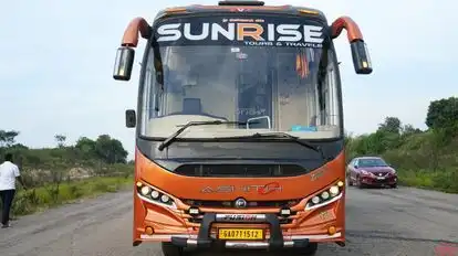 Sunrise Tours and Travels Bus-Front Image