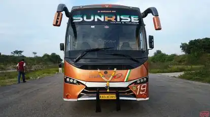 Sunrise Tours and Travels Bus-Front Image