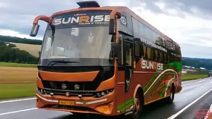 Sunrise Tours and Travels Bus-Side Image