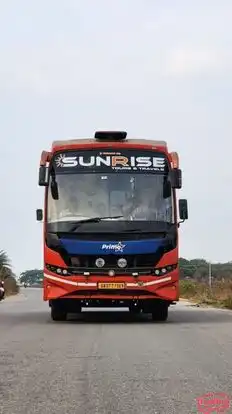 Sunrise Tours and Travels Bus-Front Image