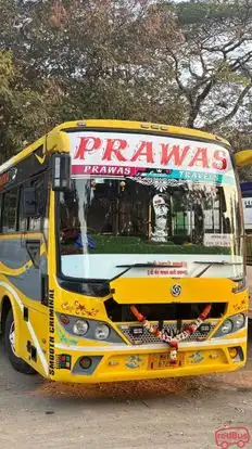 PRAWAS TOURS & TRAVELS Bus-Front Image