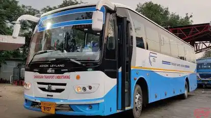 Chandigarh Transport Undertaking (CTU) Bus-Front Image