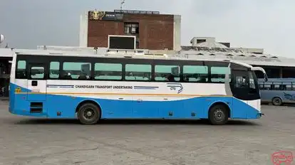 Chandigarh Transport Undertaking (CTU) Bus-Side Image