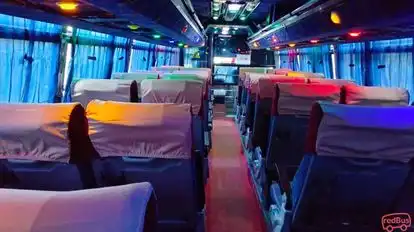 Arjun Holidays Bus-Seats layout Image