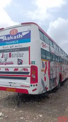 Aakash Travels Bus-Side Image