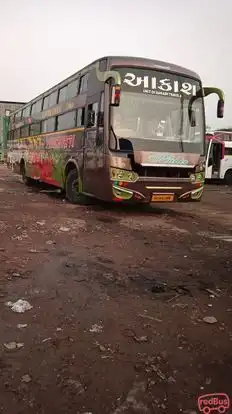 Aakash Travels Bus-Side Image