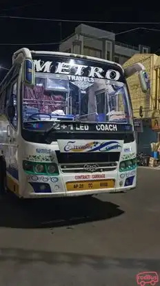Metro Tours and Travels Bus-Front Image