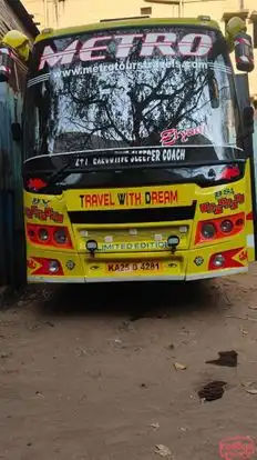 Metro Tours and Travels Bus-Front Image