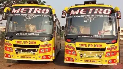 Metro Tours and Travels Bus-Front Image