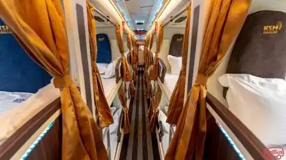 KSM Roadways Bus-Seats layout Image